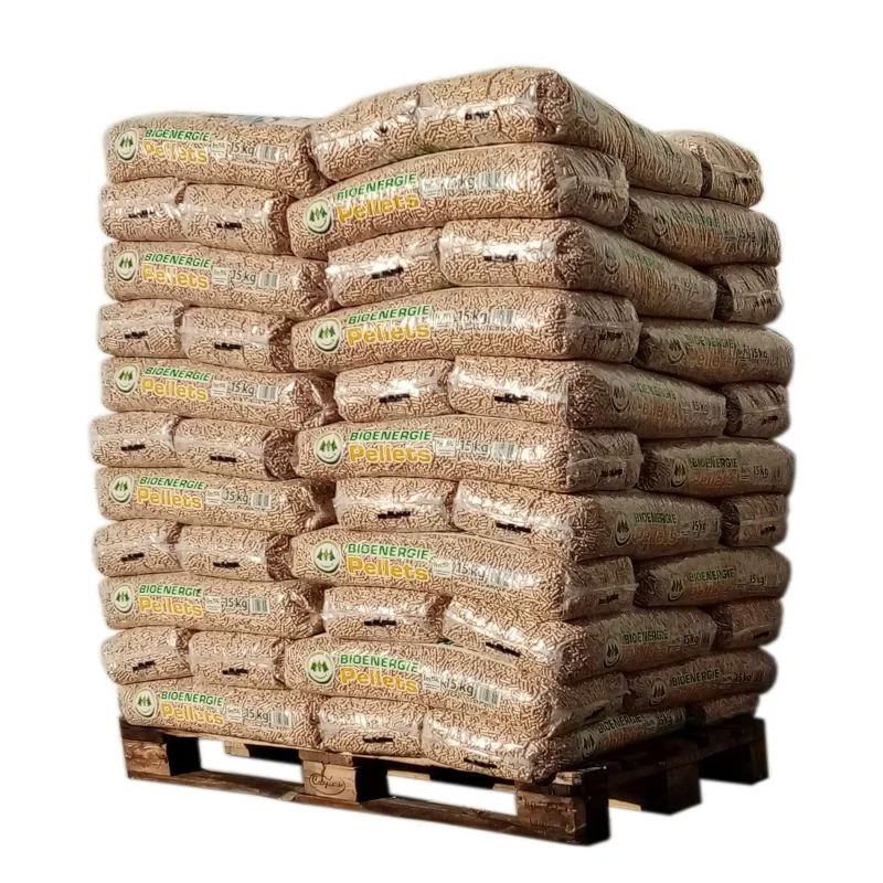 j1 PELLETS DE BIOENERGÍA – PALÉ DE 66 SACOS DE 15 KG - Imagen 1