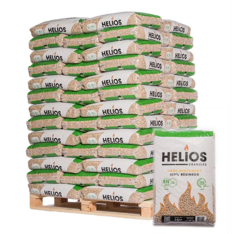 x1 Pellets Helios – Palé de 65 sacos de 15 kg - Imagen 1